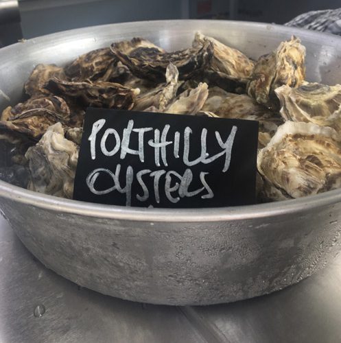 A selection of Oysters